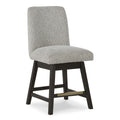  Signature Design by Ashley Burkhaus D984-124 Upholstered Swivel Barstool IMAGE 1