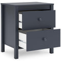  Signature Design by Ashley Simmenfort EB1528-292 Two Drawer Night Stand IMAGE 2
