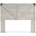  Signature Design by Ashley Shawburn EB4123-157 Queen Crossbuck Panel Headboard IMAGE 2