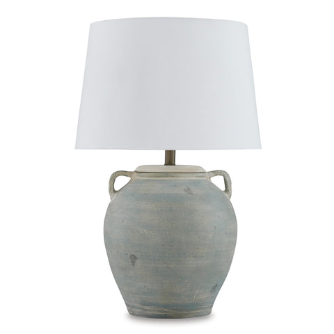  Signature Design by Ashley Shawburg L100814 Terracotta Table Lamp IMAGE 1