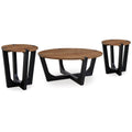  Signature Design by Ashley Hanneforth T726T1 Coffee Table and 2 End Tables IMAGE 1