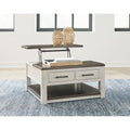  Signature Design by Ashley Darborn T796T1 Lift-top Coffee Table and 2 Chairside End Tables IMAGE 3
