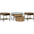  Signature Design by Ashley Fridley T964T1 Coffee Table and 2 End Tables IMAGE 1