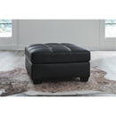 Benchcraft Barlin Mills Leather Look Ottoman 1700408 IMAGE 4