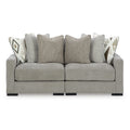  Benchcraft Aslan Court 20305S1 2 pc Loveseat Sectional IMAGE 1