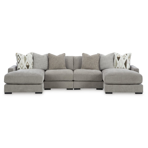  Benchcraft Aslan Court 20305S5 4 pc Sofa Pit Sectional IMAGE 1