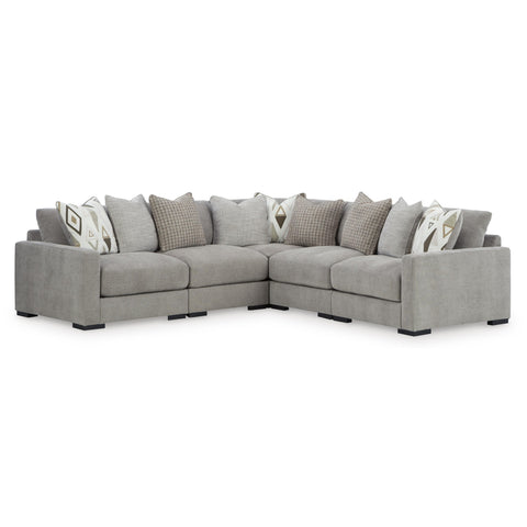  Benchcraft Aslan Court 20305S6 5 pc Sectional IMAGE 1
