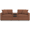  Signature Design by Ashley Modmax 92102S13 3 pc Sectional Loveseat with Audio System IMAGE 2