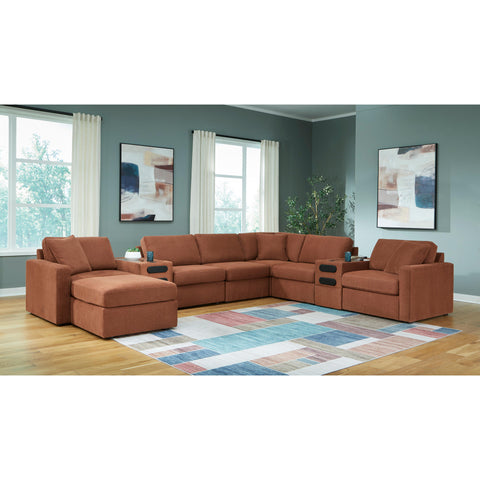  Signature Design by Ashley Modmax 92102S16 8 pc Sectional with Audio System IMAGE 2