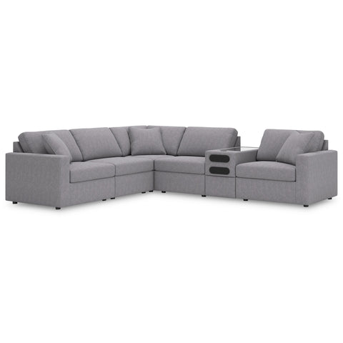  Signature Design by Ashley Modmax 92104S14 6 pc Sectional with Audio System IMAGE 1