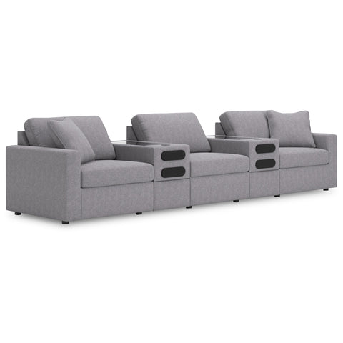  Signature Design by Ashley Modmax 92104S15 5 pc Sectional with Audio System IMAGE 1