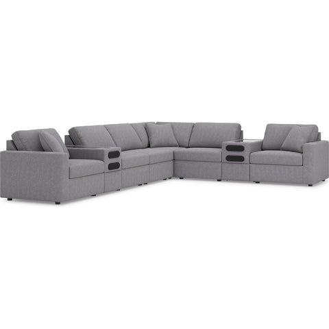  Signature Design by Ashley Modmax 92104S16 8 pc Sectional with Audio System IMAGE 1