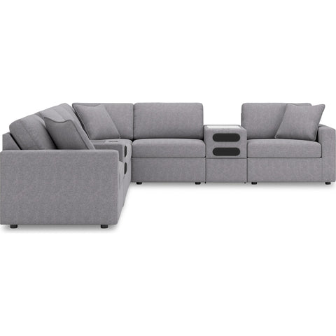  Signature Design by Ashley Modmax 92104S16 8 pc Sectional with Audio System IMAGE 3