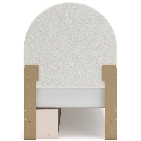  Signature Design by Ashley Wistenpine B1323B12 Twin Upholstered Panel Bed with Storage IMAGE 6