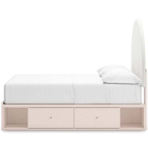  Signature Design by Ashley Wistenpine B1323B13 Full Upholstered Panel Bed with Storage IMAGE 3