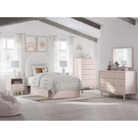  Signature Design by Ashley Wistenpine B1323B14 Twin Upholstered Panel Bed with Storage IMAGE 12