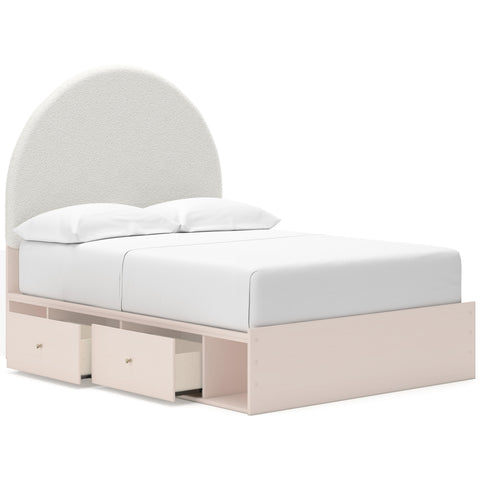  Signature Design by Ashley Wistenpine B1323B15 Full Upholstered Panel Bed with Storage IMAGE 2