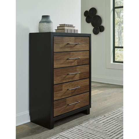  Benchcraft Kraeburn B496-46 Five Drawer Chest IMAGE 5