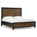  Benchcraft Kraeburn B496B13 California King Panel Storage Bed IMAGE 1