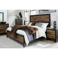  Benchcraft Kraeburn B496B6 Queen Panel Storage Bed IMAGE 7