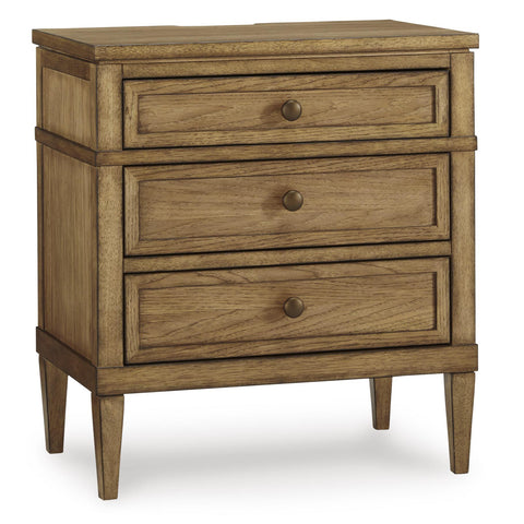  Signature Design by Ashley Sharlance B895-93 Three Drawer Night Stand IMAGE 1