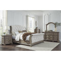  Signature Design by Ashley Ardenfield B944B4 King Upholstered Sleigh Bed IMAGE 6