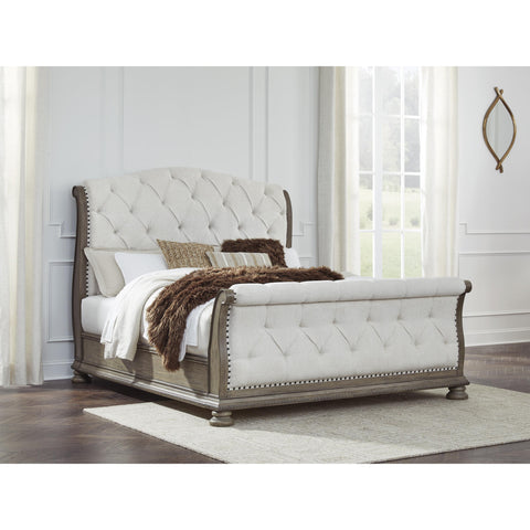  Signature Design by Ashley Ardenfield B944B5 California King Upholstered Sleigh Bed IMAGE 5