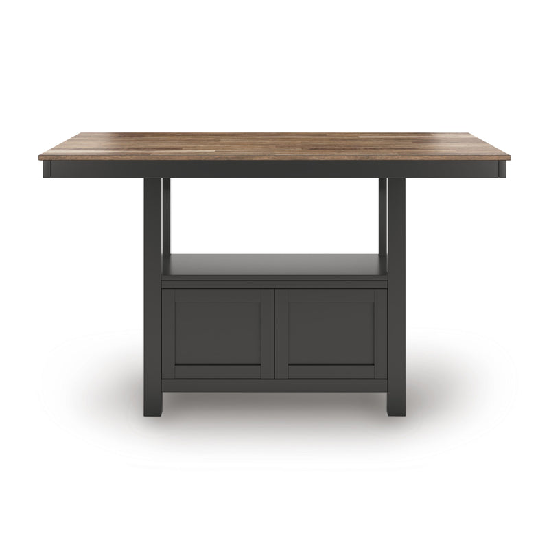 Signature Design by Ashley Wildenauer Counter Height Dining Table with Pedestal Base D634-13 IMAGE 2