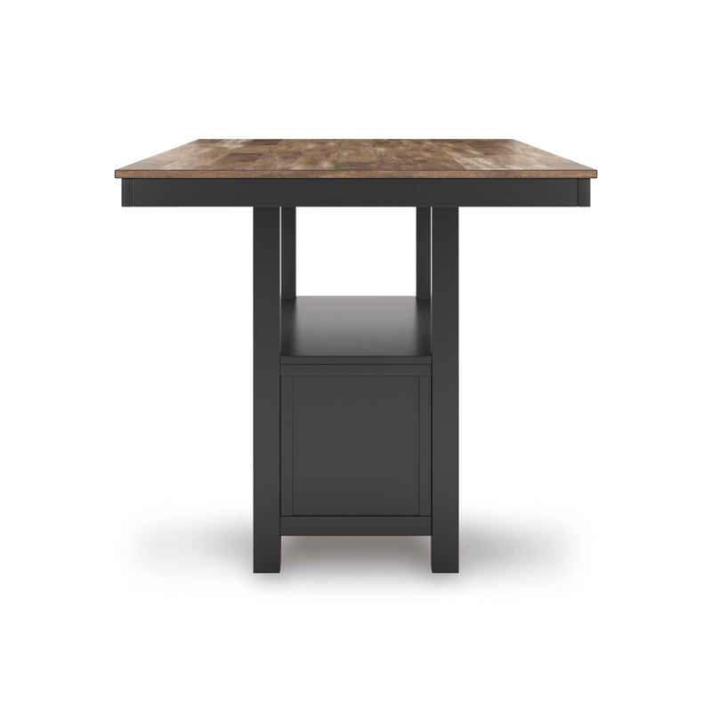 Signature Design by Ashley Wildenauer Counter Height Dining Table with Pedestal Base D634-13 IMAGE 3