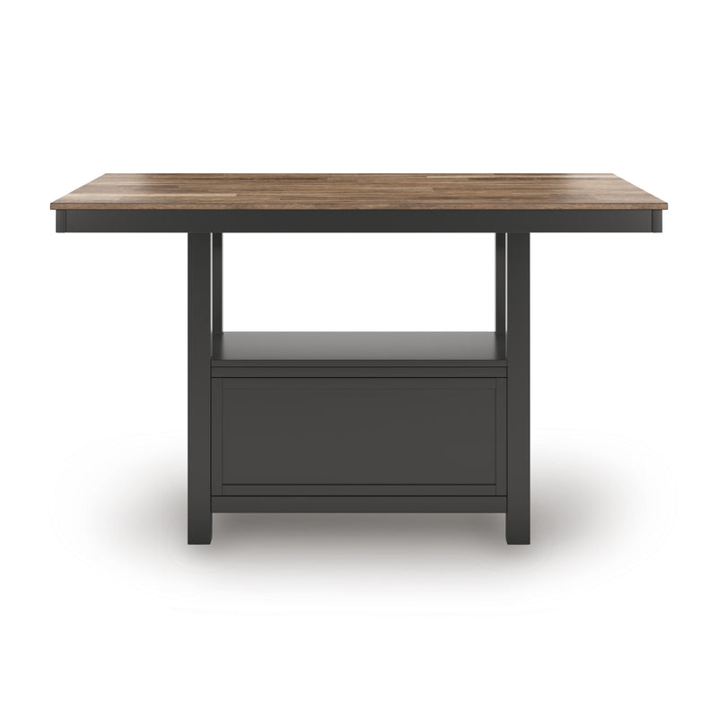 Signature Design by Ashley Wildenauer Counter Height Dining Table with Pedestal Base D634-13 IMAGE 4