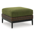  Signature Design by Ashley Horizon Hall P572-814 Ottoman with Cushion IMAGE 1