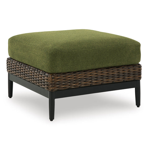 Signature Design by Ashley Horizon Hall P572-814 Ottoman with Cushion IMAGE 1