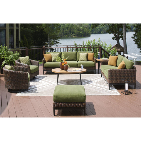  Signature Design by Ashley Horizon Hall P572-814 Ottoman with Cushion IMAGE 7