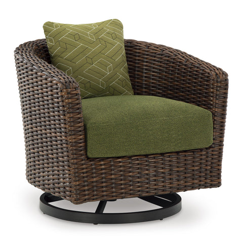  Signature Design by Ashley Horizon Hall P572-821 Swivel Lounge with Cushion IMAGE 1