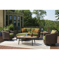 Signature Design by Ashley Horizon Hall P572-821 Swivel Lounge with Cushion IMAGE 11