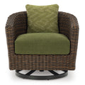 Signature Design by Ashley Horizon Hall P572-821 Swivel Lounge with Cushion IMAGE 2