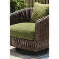  Signature Design by Ashley Horizon Hall P572-821 Swivel Lounge with Cushion IMAGE 6