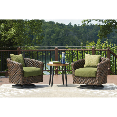  Signature Design by Ashley Horizon Hall P572-821 Swivel Lounge with Cushion IMAGE 7
