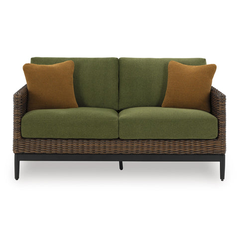 Signature Design by Ashley Horizon Hall P572-835 Loveseat with Cushion IMAGE 2
