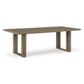  Signature Design by Ashley Serene Bay P671-625 Rectangular Dining Table with Umbrella Option IMAGE 1