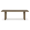  Signature Design by Ashley Serene Bay P671-625 Rectangular Dining Table with Umbrella Option IMAGE 2
