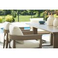  Signature Design by Ashley Serene Bay P671-625 Rectangular Dining Table with Umbrella Option IMAGE 8