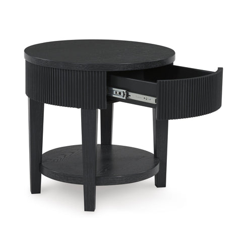  Signature Design by Ashley Marstream T551-6 Round End Table IMAGE 2
