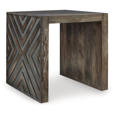  Signature Design by Ashley Dreggan T567-2 Square End Table IMAGE 1