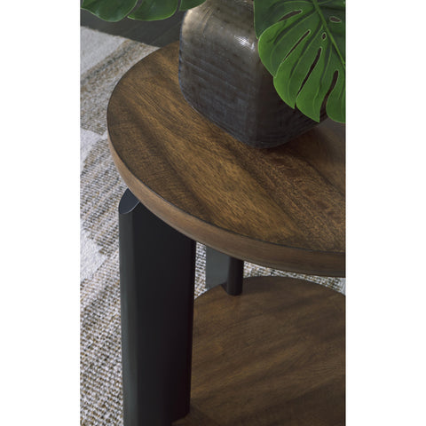  Signature Design by Ashley Kraeburn T624-6 Round End Table IMAGE 6