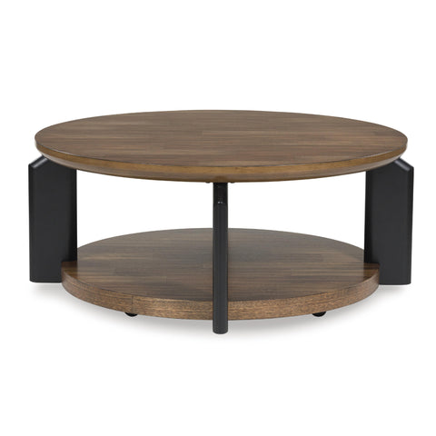  Signature Design by Ashley Kraeburn T624-8 Round Cocktail Table IMAGE 2