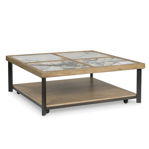  Signature Design by Ashley Montia T632-8 Square Cocktail Table IMAGE 1