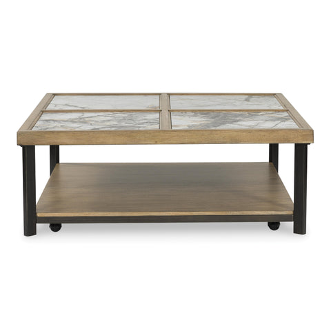  Signature Design by Ashley Montia T632-8 Square Cocktail Table IMAGE 2