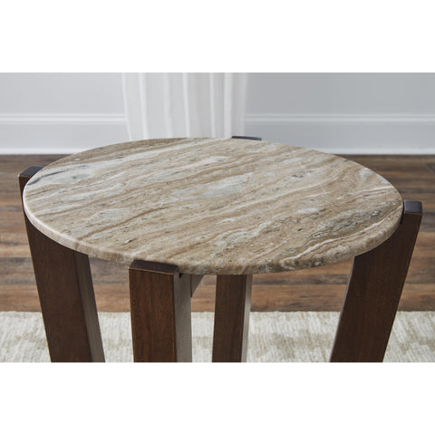  Signature Design by Ashley Tanidore T667-6 Round End Table IMAGE 5