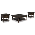  Signature Design by Ashley Veramond T694T1 Coffee Table and 2 End Tables IMAGE 1
